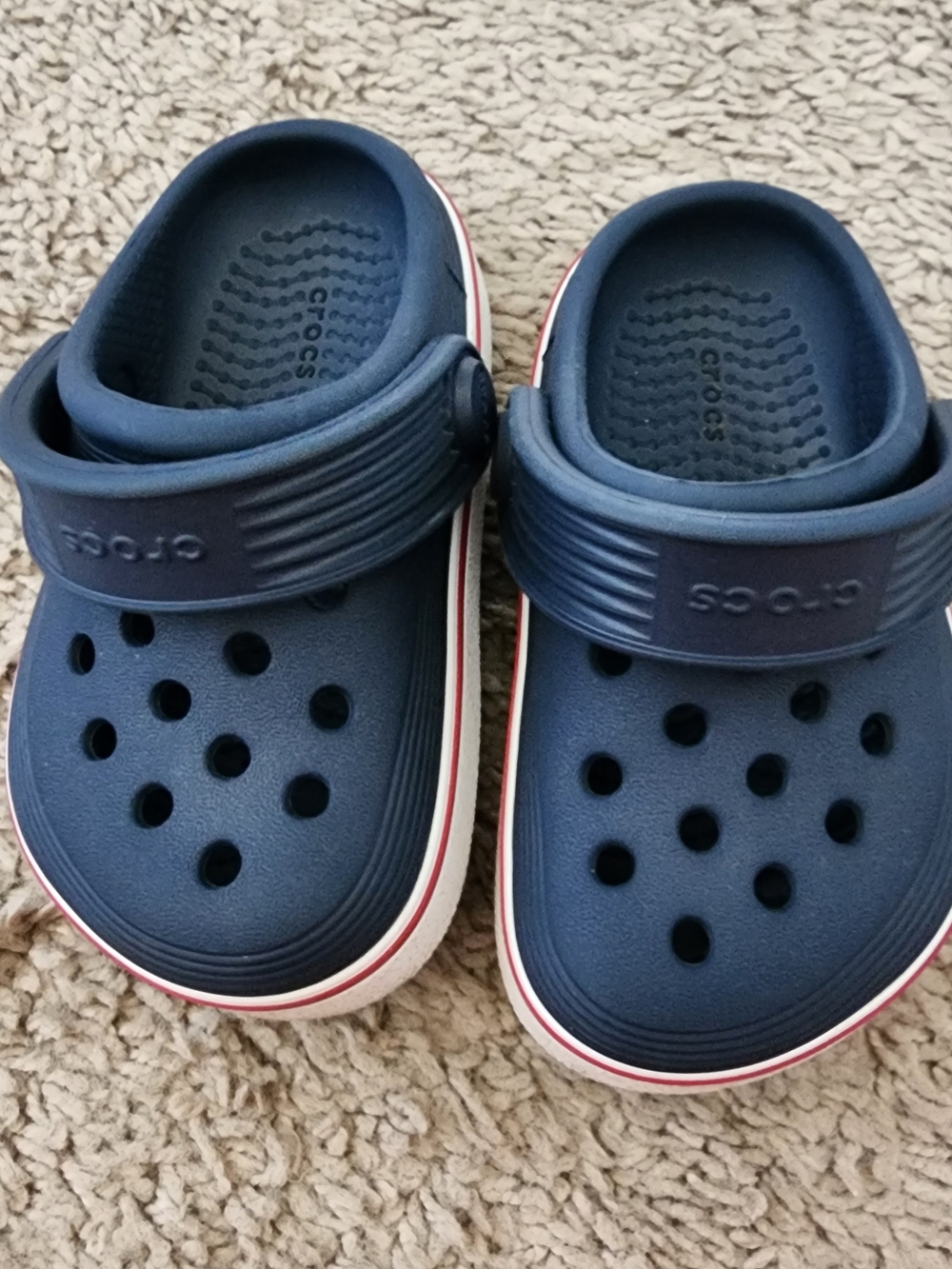 Navy Kids Crocs
